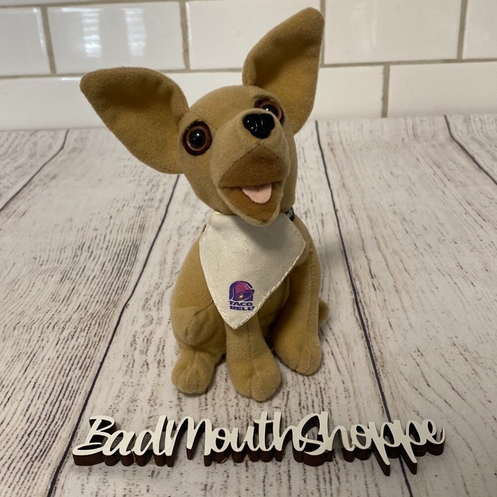 Taco Bell Chihuahua Gidget Vintage 90s 00s Plush Toy